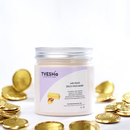 PROFESSIONAL SIZE JAR MINI - 24K GOLD JELLY FACE MASK - 300g