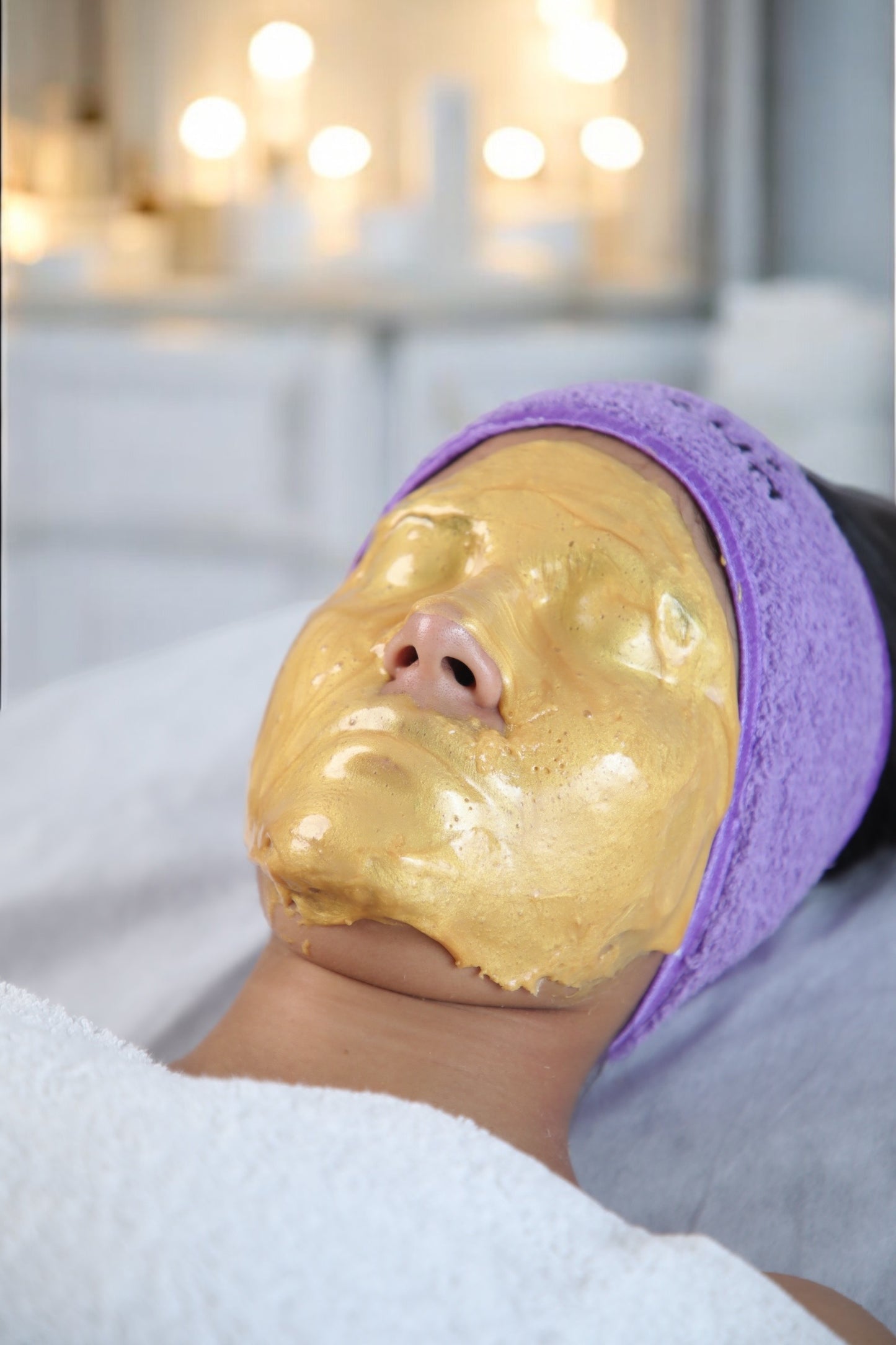 SAMPLE SIZE SINGLE USE - 24K GOLD JELLY FACE MASK SACHET - 30g