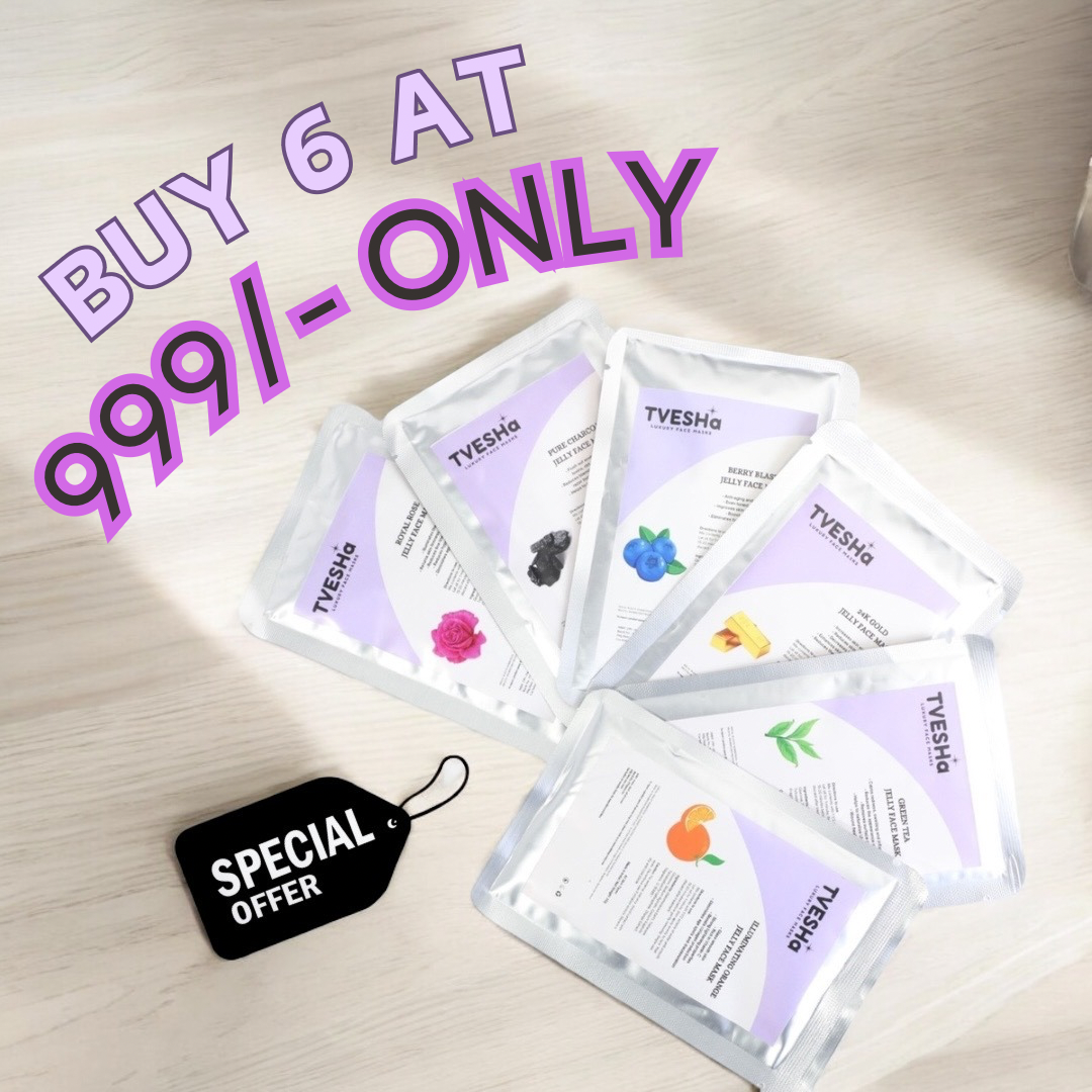 PACK OF 6 SACHETS - 30g each - SINGLE USE MASKS